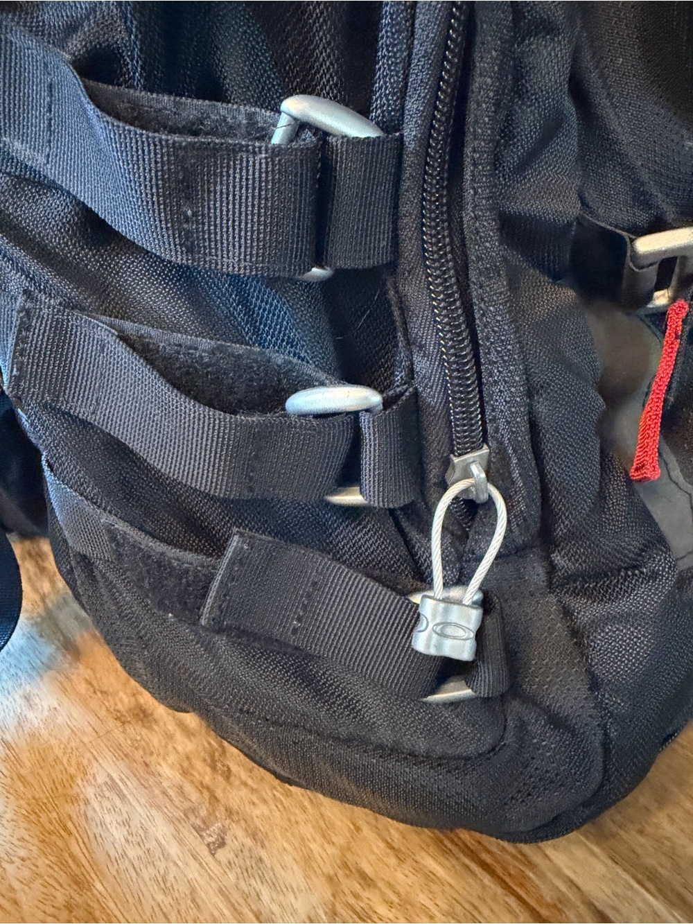 Oakley Black Tactical Backpack with Silver Hardware - Picture 8 of 14